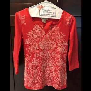 Lucky Brand Orange T-shirt
